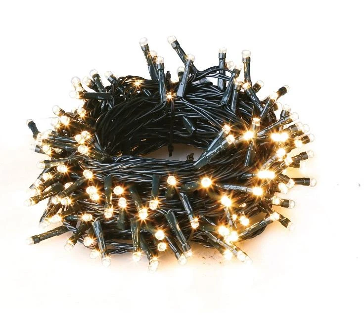 Išmani LED lauko girlianda, 230Vac, 20m, 200 x LED, šiltai balta 3500K, Wi-Fi, TUYA / Smart Life, WOOX