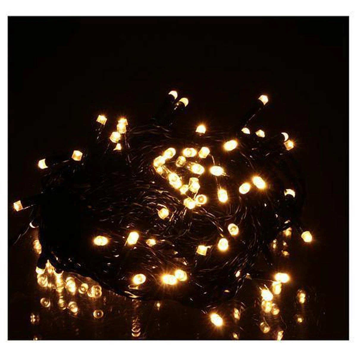 Išmani LED lauko girlianda, 230Vac, 20m, 200 x LED, šiltai balta 3500K, Wi-Fi, TUYA / Smart Life, WOOX