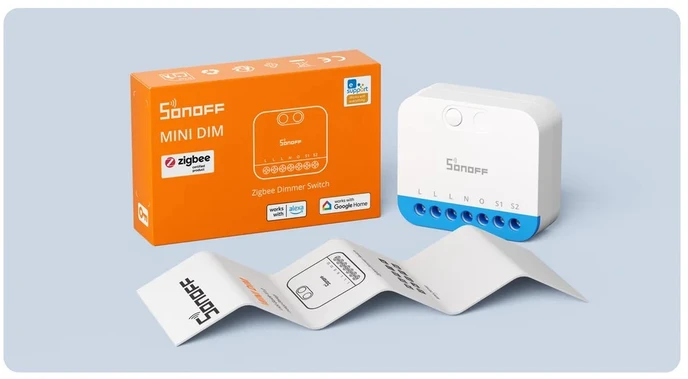 Sonoff Mini Extreme Dim išmanusis 1 kanalo Zigbee dimeris