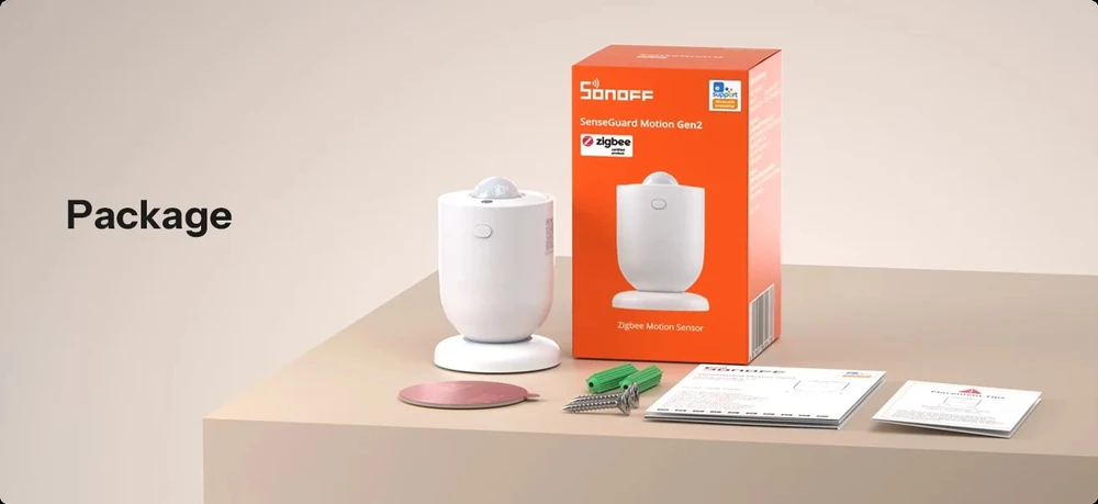 Zigbee judesio jutiklis Sonoff SNZB-03PR2