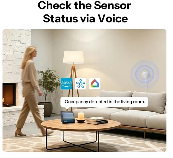SONOFF SenseGuard 24GHz Zigbee būvio sensorius (SNZB-06P24)