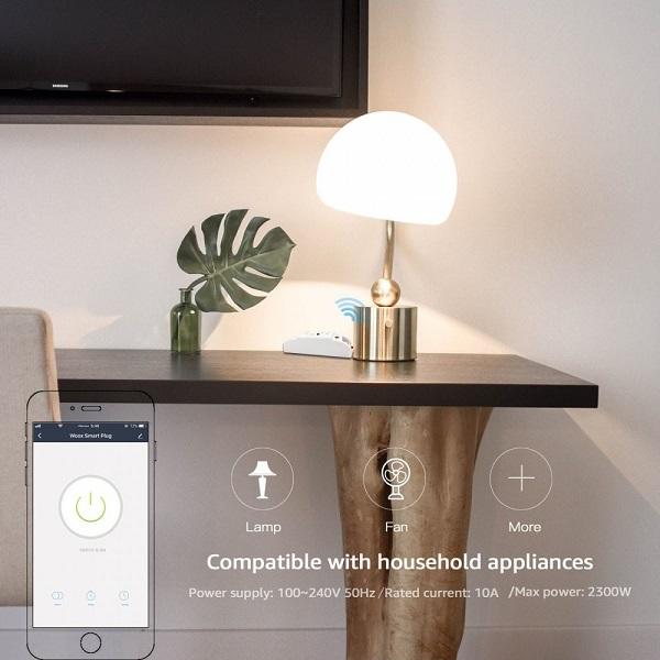Išmanusis DIY jungiklis, 230VAC, 10A, 2200W, valdomas Wi-Fi, TUYA, WOOX