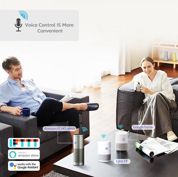 Išmanusis DIY jungiklis, 230VAC, 10A, 2200W, valdomas Wi-Fi, TUYA, WOOX