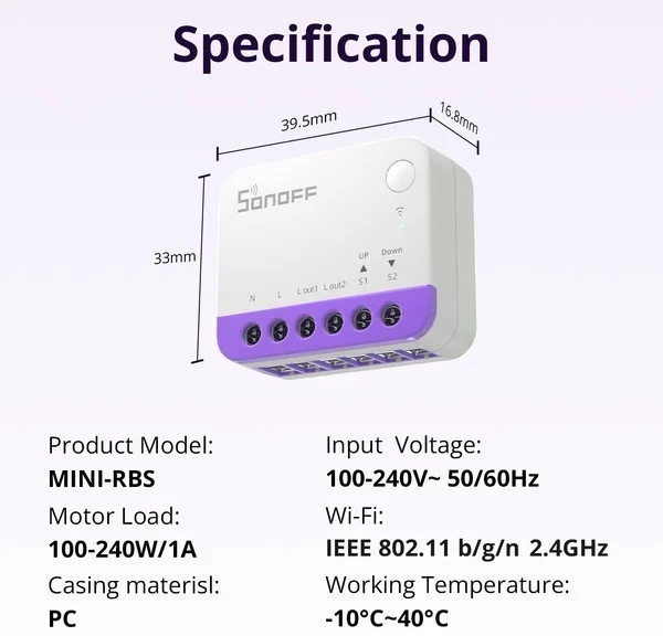 Sonoff MINI-RBS