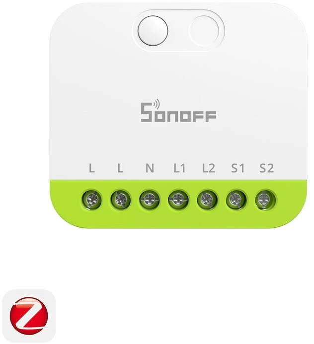 Sonoff Mini Duo 2 kanalų Zigbee 3.0 išmanioji relė