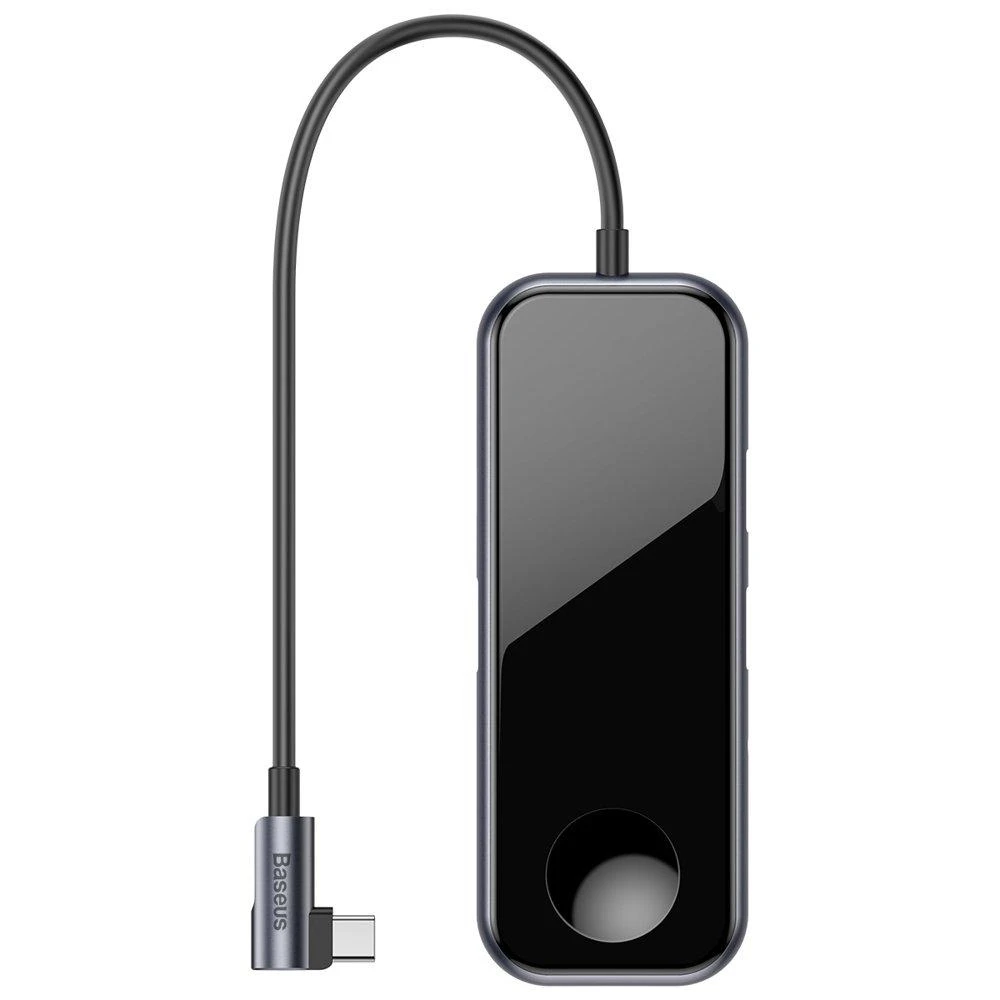 Hub Baseus CAHUB-AZ0G (Lack, 2x USB 3.0, juodos spalvos)