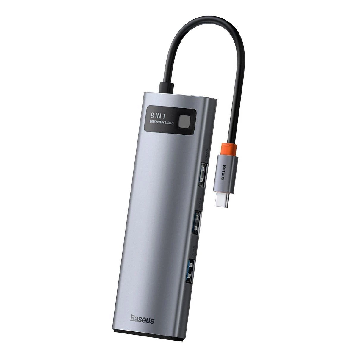 Jungčių stotelė / adapteris USB C kištukas - 8 rūšių jungtys Metal Gleam BASEUS