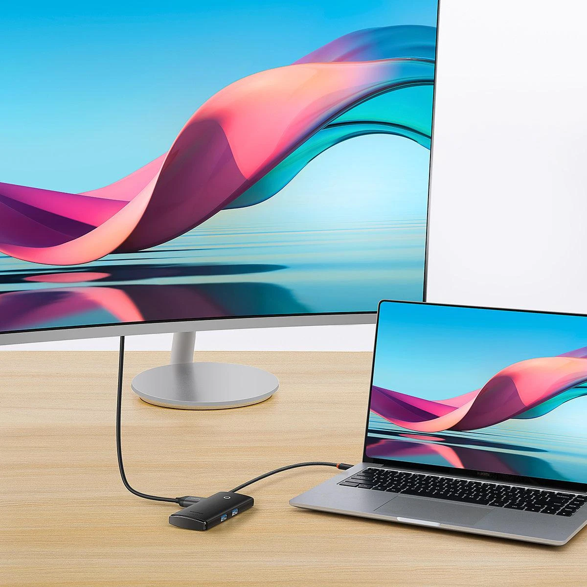 Baseus USB-C adapteris su monitoriaus jungtimi