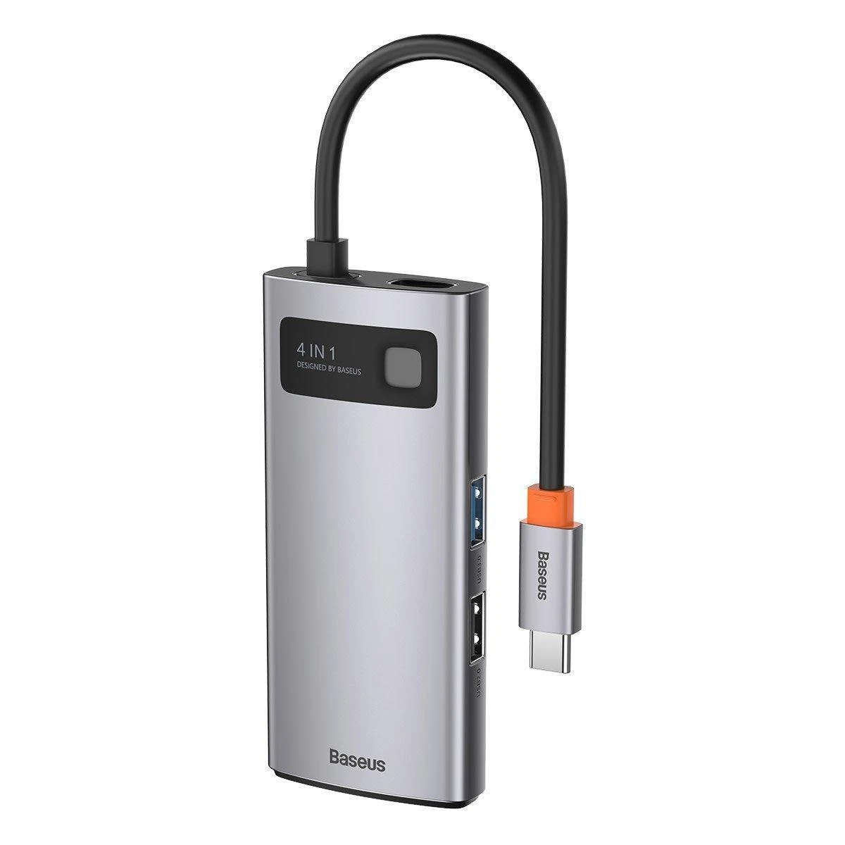 Jungčių stotelė / adapteris USB C kištukas - 4 rūšių jungtys Metal Gleam BASEUS