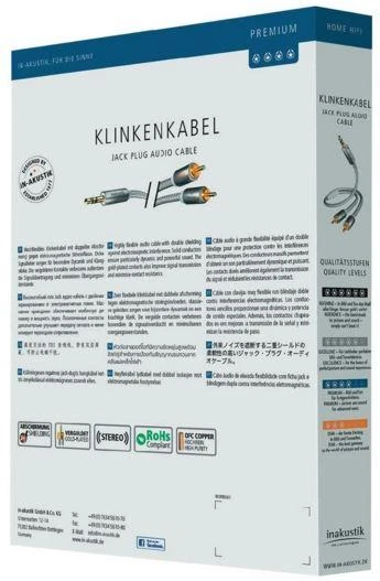 Inakustik Premium kabelio gaminio pakuotė