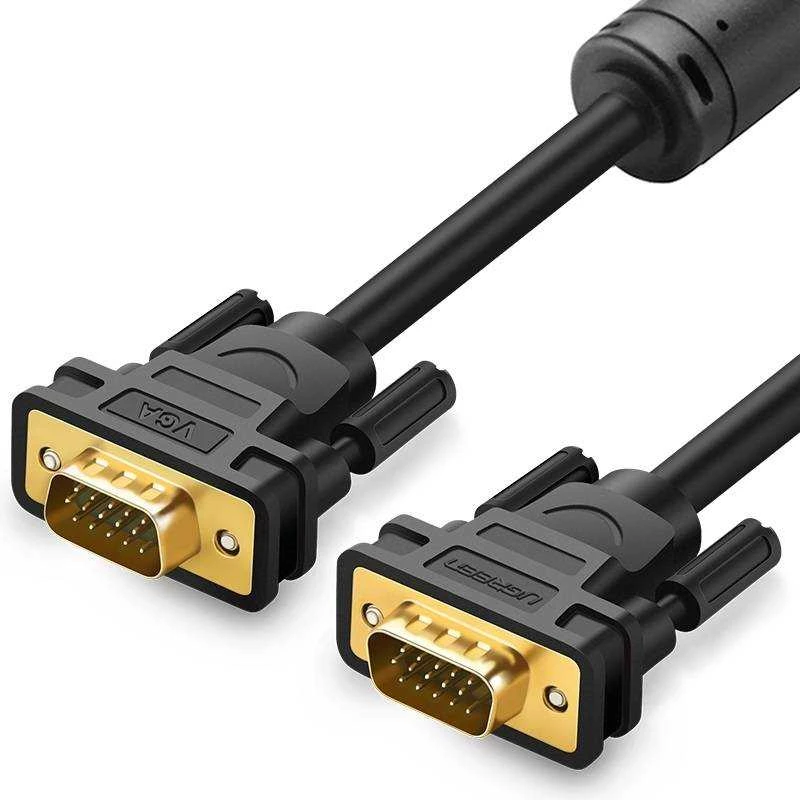 VGA į VGA laidas su auksinėmis jungtimis