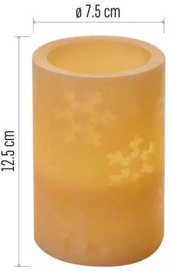 Kalėdinė dekoracija "2 žvakutės", 2 x 3Vdc (2x2 x AA), 2 x 1 LED, gintarinė balta, su laikmačiu, valdikliu ir pulteliu, EMOS