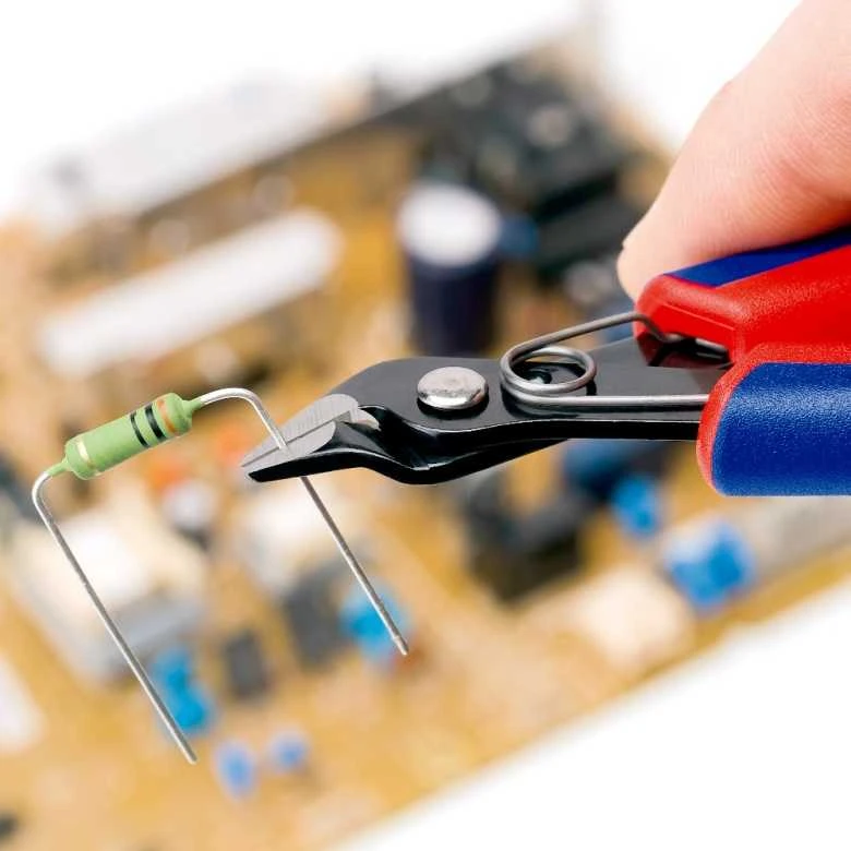 Elektronikos žnyplės 125mm, Knipex