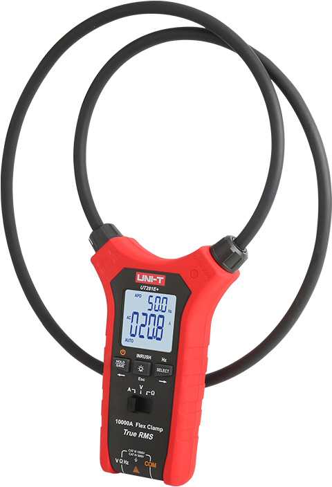 Lankstus srovės matavimo zondas, TRMS, 10000A; ACV/DCV:1000V; 45-400Hz; kilpos ilgis 1100mm; CAT IV 600V , UNI-T