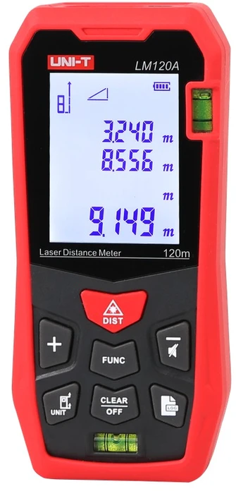 Lazerinis atstumo matuoklis iki 120m LM120A UNI-T
