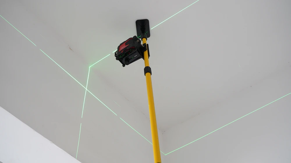 Lazerinis nivelyras, 3D 16 linijų, žalio spindulio, Uni-t