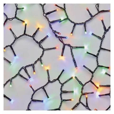 LED girlianda, 230Vac, 8m, 400 x LED, įvairių spalvų LED, su laikmačiu, EMOS