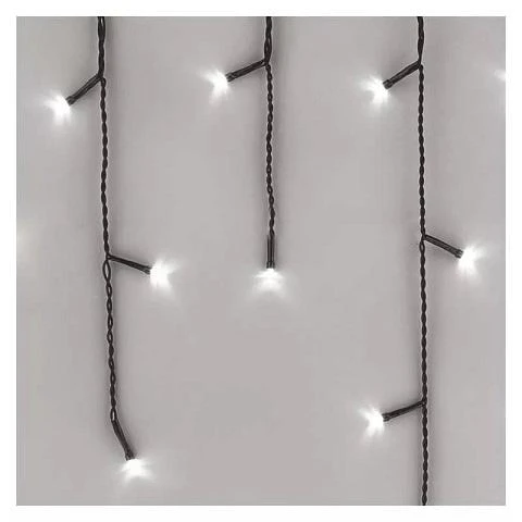 LED girlianda/užuolaida, 230Vac, 10 × 0,65m, 600 x LED, šaltai balta, su kontrole, EMOS