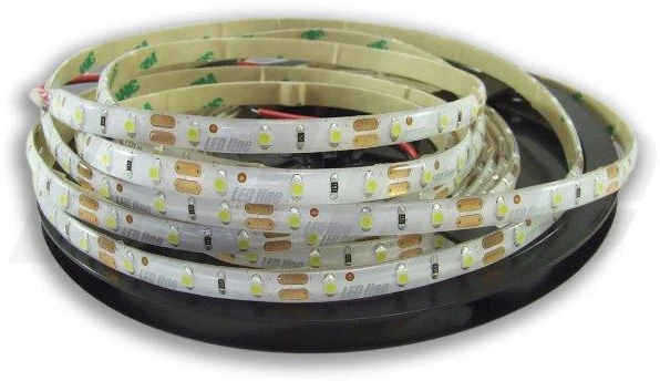 LED juosta 60 LED/m SMD3528 12V 2900-3100K hermetiška IP65, LED line