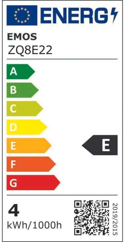 LED lemputė GU10 230V MR16 4W 450lm, šiltai balta, 3000K, EMOS