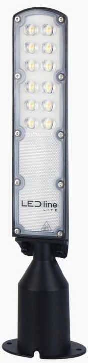 Melodika Led Line Lite Gatvės šviestuvas LED 230V 30W 3 000lm, 140° x 70° 4000K, juodas, FLAMINGO, IP65, IK08