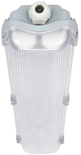 Led Line Lite Hermetinis šviestuvas VANTO 2xT8 IP65 60cm pilkas ABS/PS su reflektorium