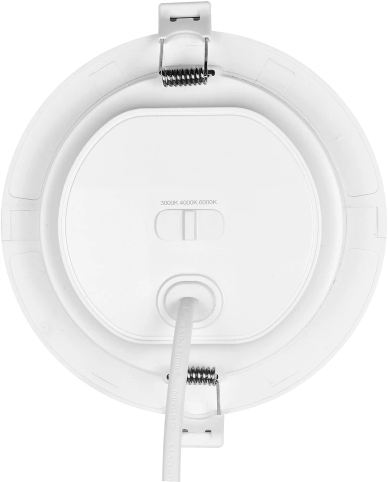 Led Line Lite Įmontuojamas LED šviestuvas MOLLY , 230Vac, 9W, 900lm, CCT (3K/4K/6K), apvalus, baltas, D 120mm