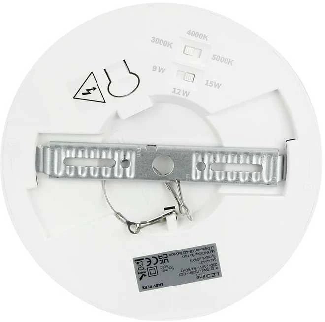 Led Line Lite LED panelė universali EASY FLEX 9-12-15W CCT 1120lm, apvali, balta