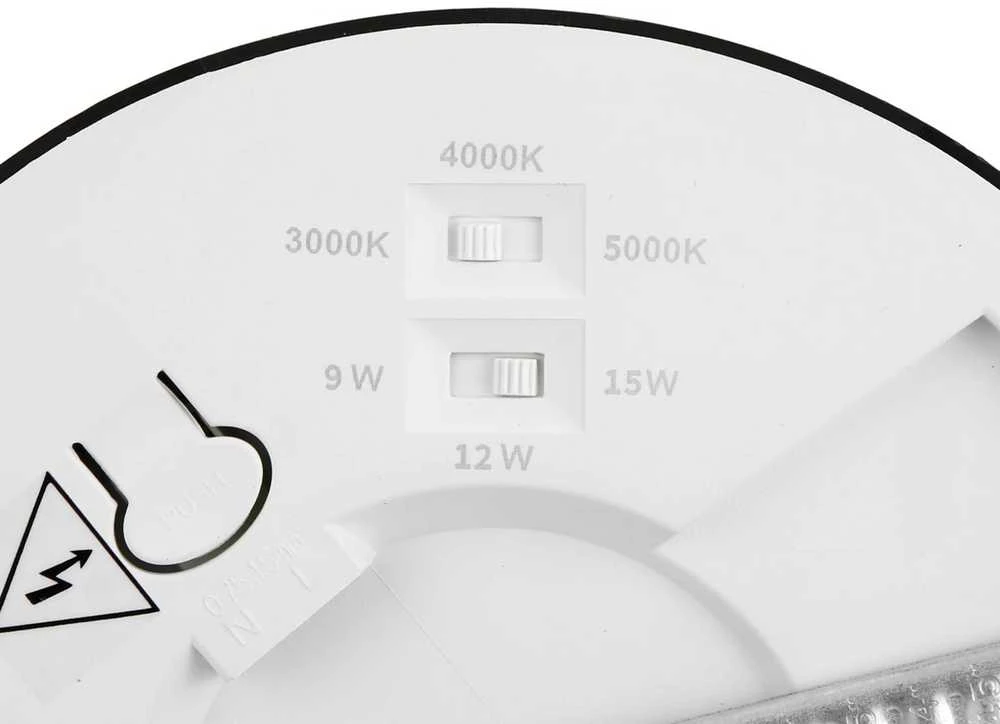 Led Line Lite LED panelė universali EASY FLEX 18-21-24W CCT 2110lm, apvali juoda