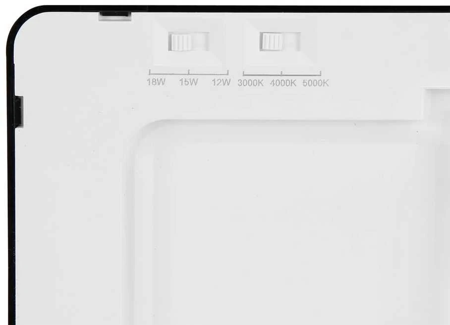 Led Line Lite LED panelė universali EASY FLEX 18-21-24W CCT 2000lm, kvadratinė, juoda