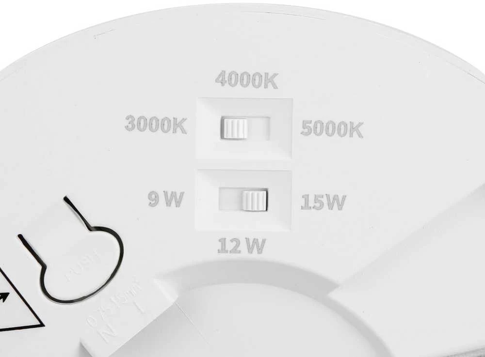Led Line Lite LED panelė universali EASY FLEX 9-12-15W CCT 1120lm, apvali, juoda