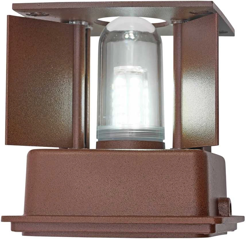 Led Line Lite Sieninis lauko šviestuvas CUBE G9 IP65, reguliuojamo švietimo kampo, corten spalvos