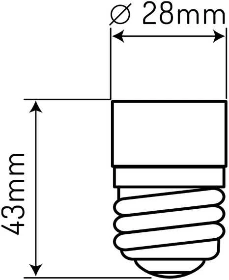 Inline Led Line Lizdas lempos E14 perėjimas į E27 cokolį