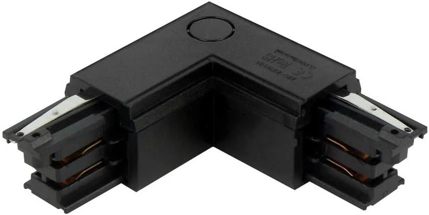 Eko Light Led Line Prime Jungtis L formos 3 fazių bėgeliui LUMICANTO dešinė pusė juoda