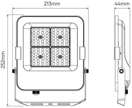 Little Tikes Led Line Prime Lauko šviestuvas PRIME, 230Vac CCT, 50W, 7000lm, 140lm/W, 3000K 4000K 5000K, IP66, 120°