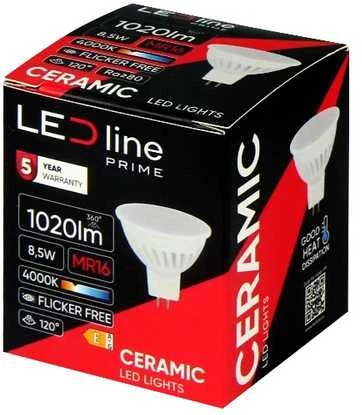 Neo Led Line Prime Lemputė LED MR16 (GU5.3) 12V 8.5W 1020lm neutral baltas 4000K