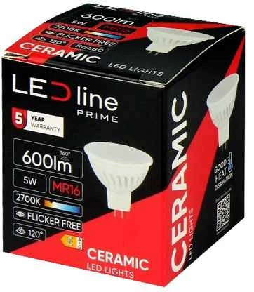 Kan Therm Led Line Prime Lemputė LED MR16 (GU5.3) 12V 5W 600lm šiltai balta, 2700K