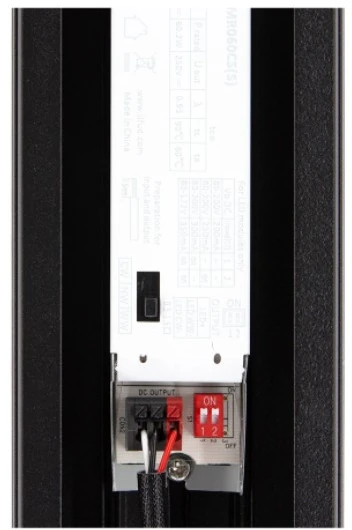 Lubinis šviestuvas Led Line Prime Linijinis šviestuvas NAREW 3CCT(3/4/5.7K) 36/42/51/60W 9000lm 110° IP40 150cm juodas