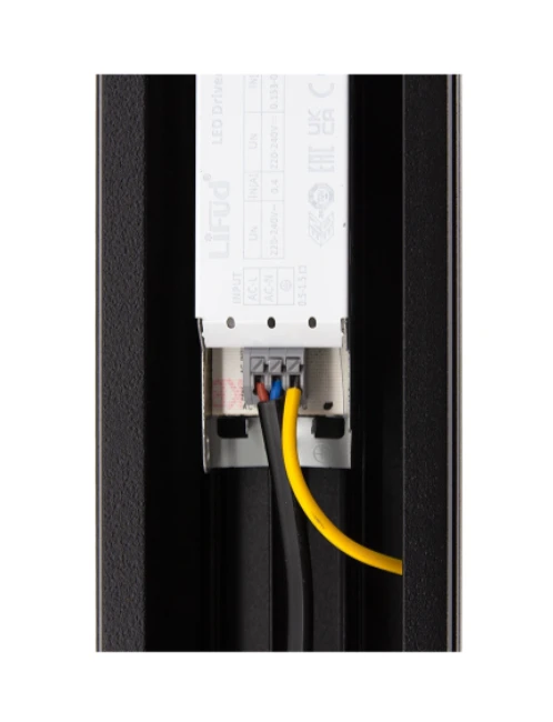 Lubinis šviestuvas Led Line Prime Linijinis šviestuvas NAREW 3CCT(3/4/5.7K) 36/42/51/60W 9000lm 110° IP40 150cm juodas