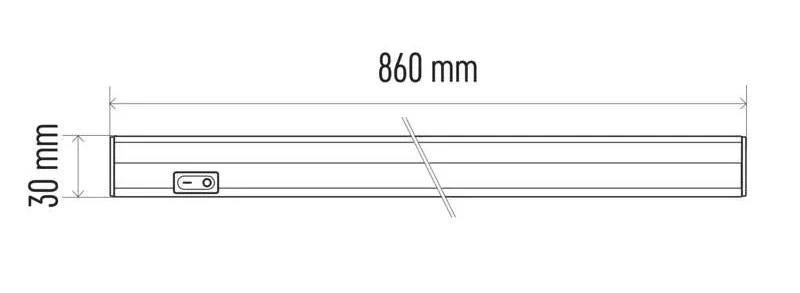 LED linijinis šviestuvas, 230Vac, 15W, 90cm, T5, 1500lm, 4000K, sujungiamas, EMOS
