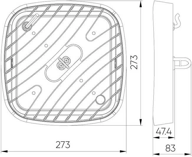 Clementoni LED sandėlio šviestuvas ECOBEAM 230Vac, 150W, 15 000lm, 110°, IP65, 4000K, LED line LITE