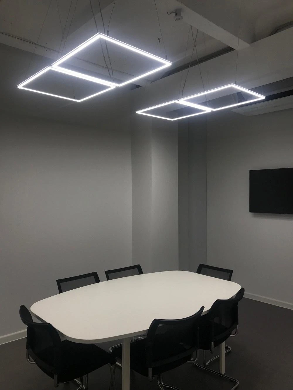 Aurora LED šviestuvas "FRAME" 60x60, kvadratinis 40W 3200lm neutraliai balta 4000K, LED line