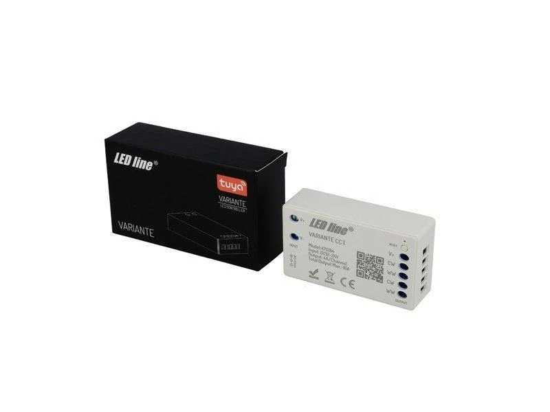 Sieninis šviestuvas Port Designs LED valdiklis, 12-24V, 4x4A, CCT, Wi-Fi TUYA VARIANTE +RF, LED LINE