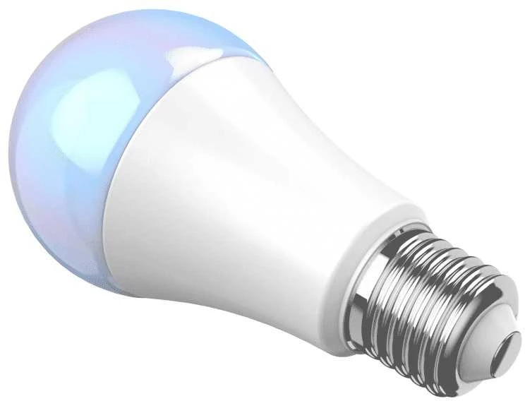 Woox Lemputė LED E27, 230V, 10W, 806lm, 2700K - 6500K, CCT, RGB, išmanioji Zigbee 2 MQTT, TUYA