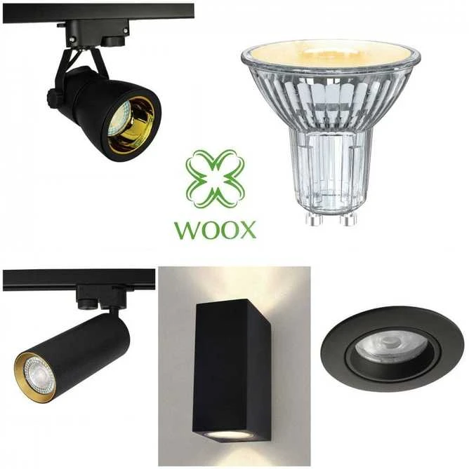 Lemputė LED Wi-Fi GU10, 230V, 4.9W, 345lm, 2700K - 6500K, CCT, MR16, išmanioji, valdoma programėle, TUYA / Smart Life, WOOX