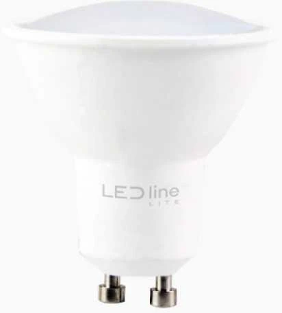 Led Line Lite Lemputė LED GU10 230V 7W 120 ° 581lm šiltai balta