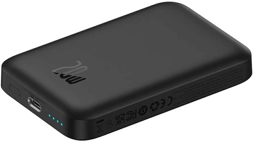Mini Wireless PowerBank 20W Baseus - juodas