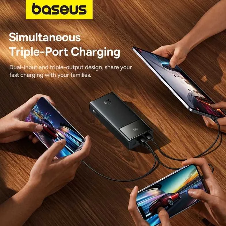PowerBank Baseus Star-Lord skaitmeninis ekranas 30000mAh 30W
