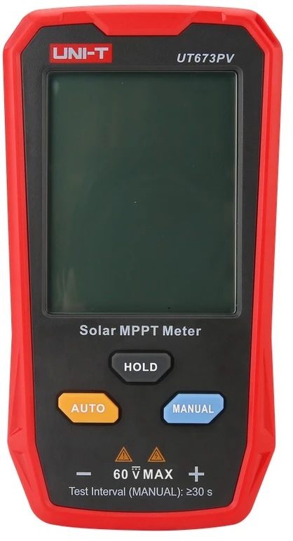 MPPT testeris, 5-800W, 0-35A, 12-60VDC, rankinis/auto režimas, UNI-T