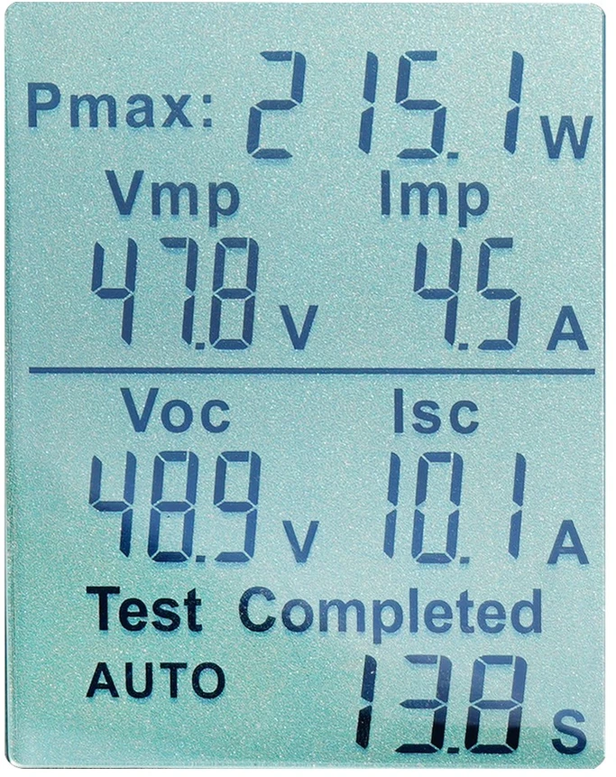MPPT testeris, 5-800W, 0-35A, 12-60VDC, rankinis/auto režimas, UNI-T